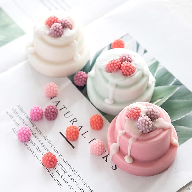 Silicone Raspberry Candy Mold for Cake Decorating - Style B