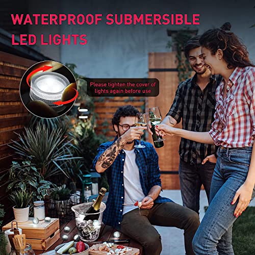 White Submersible Waterproof Halloween Pumpkin Jack O Lantern Lights - 20 Pack