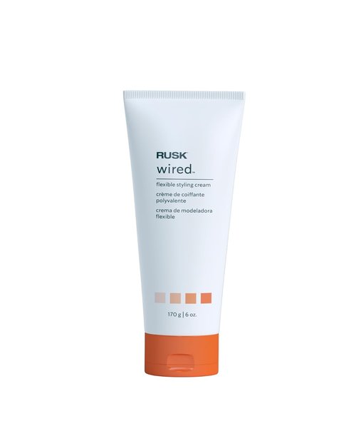 RUSK Wired Flexible Styling Cream - Frizz Control & Textured Definition - 6 oz Pliable Hair Cream