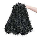 33ft Black Christmas Tinsel Garland - Metallic Twisted Holiday Decor