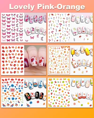Holiday & Seasonal Nail Stickers Set - 36 Sheets Varied Designs for Nails