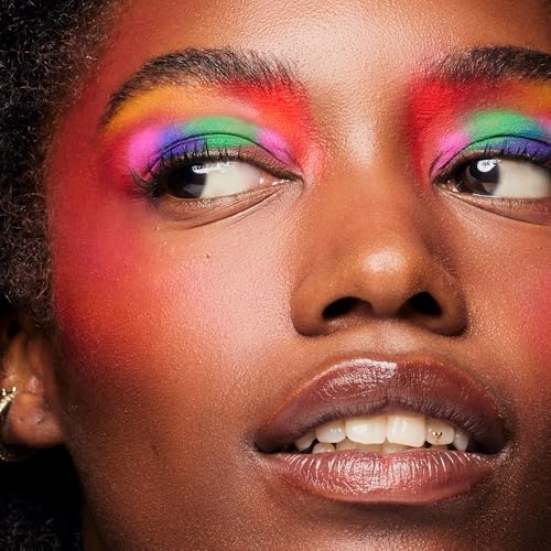 Primaries Eyeshadow Palette - 8 Bright Matte Colors, Mini, Vegan, Bold & Colorful