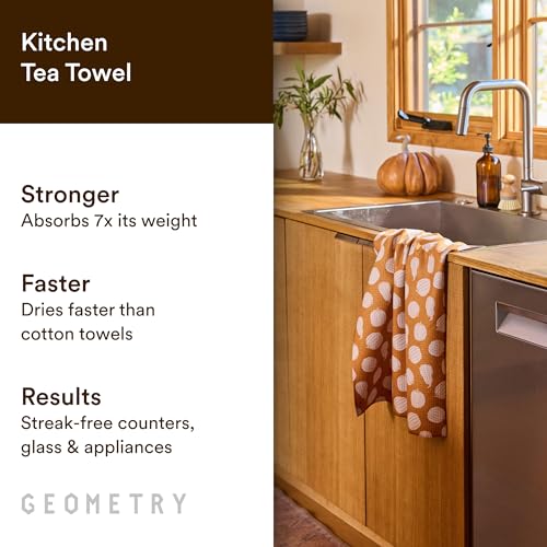 Kitchen Towels Microfiber Dish Cloths - Quick Dry & Absorbent, Pumpkin Patch, 18x30 Inches - 1 Piece