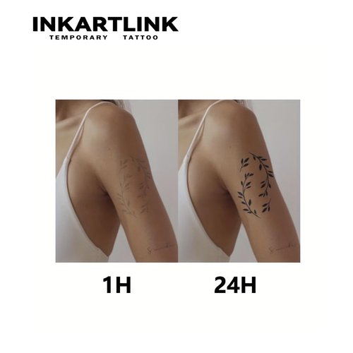 INKARTLINK Semi Permanent, 5pcs Ancient Symbol Tattoo Stickers, Party Tattoos, Tattoos Suitable for Men, Exquisite and Realistic, Interesting Tattoo Experience (Ancient Symbol Tattoo Combination)