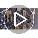 Nautical Fish Net Decorations for Party - 80x40 Inch Natural Cotton Hawaiian Under The Sea Theme - Variation 1