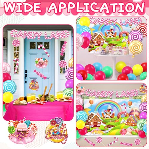 Halloween Candyland Trunk or Treat Car Decorations Kit - Candy Variation