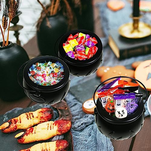 Halloween Cauldron Serving Set with Rack and Hooks - Spooky Decor