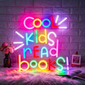Neon Sign - Cool Kids Read Books Wall Decor LED Neon Light
