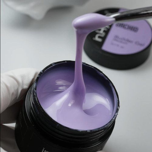 IN.HYPE UV/LED Professional Hard/Builder Gel for Nail Extension/Strengthening/Overlays File Off Purple Orchid #22