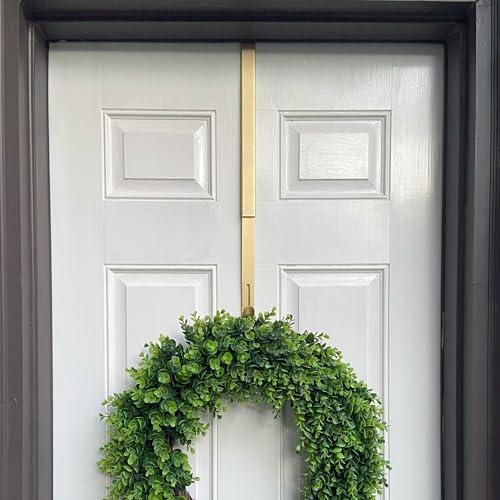 Textured Gold Adjustable Wreath Hanger - Top & Length Adjustable Decor