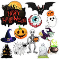 Halloween Magnets Set - 12 Reusable Fridge & Car Decorations - Fresh Style