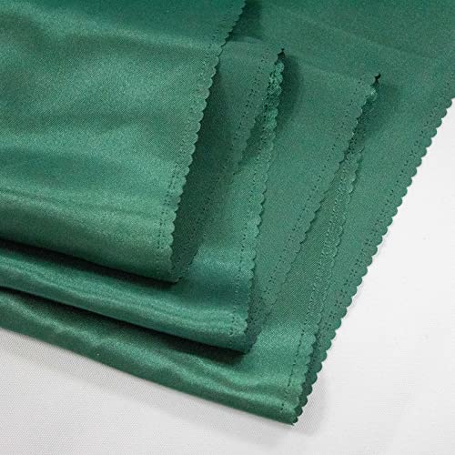 Forest Green Satin Table Runner 12x108 Inches - 12 Pack - Elegant Event Decor