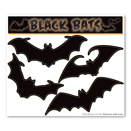 Medium Black Bat Magnet Pack for Vehicles & Refrigerators - 6 x 6.88 Inches