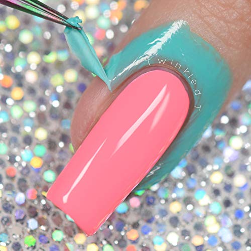 Liquid Latex Peel Off Tape for Nail Art & Sponging - Mint Blue