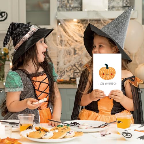 Halloween Greeting Card - Cute Pumpkin Gift for Kids & Adults, Variation 3