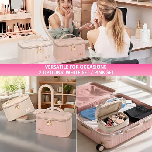 Peenice All-in-One Makeup Kit for Women - White Set, Complete Cosmetic Gift