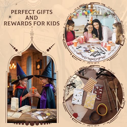 Wizard Party Favors Set - 84 Pieces for Birthday, Classroom, Halloween, and Magical Events