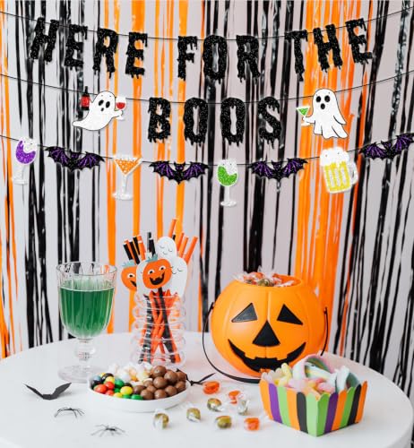 Halloween Party Banner - Glittery