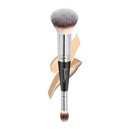 Bueart Design Dual Ended Foundation & Concealer Brush in One for liquid cream blending Cosmetics makeup brushes with Dense ultra soft Hair,Ideal for Sensitive Skin
