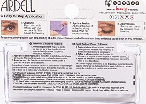 False Eyelashes Pack of 4 - Signature Wispies Style, Reusable, Easy to Apply