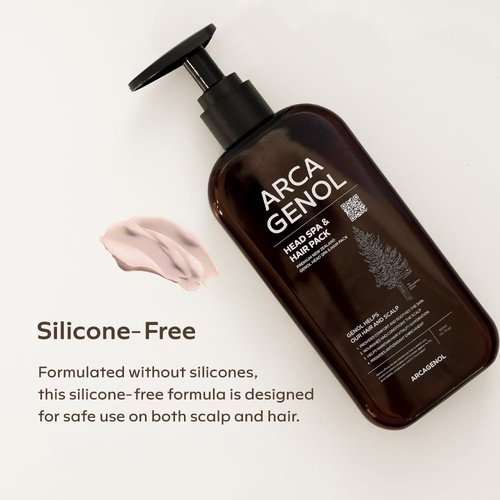 Arca Genol Head Spa & Hair Pack Hair and scalp protection with Anti-Oxidizing New Zealand made Pinus Bark Extract