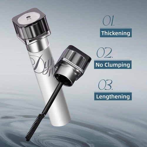 Skiennix Black Mascara - Comb Brush for Defined Lashes | No Clumping, Smudge-Proof, Waterproof