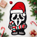 Christmas Ghost Bathroom Rug Non-Slip Doormat - Holiday Gothic Decor 19.7 x 35.4 Inch
