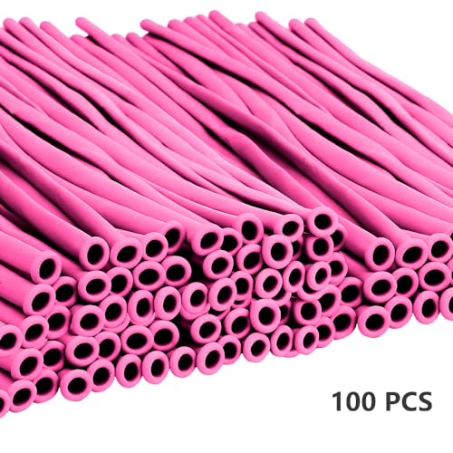 Pink Balloons Bulk Pack of 100 - 12 Inch Long Party Balloons for Decorations & DIY Shapes - Pink Variant