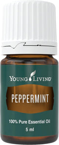 Young Living Peppermint Essential Oil - Refreshing Mint Aroma for Invigoration & Clarity | 5 ml