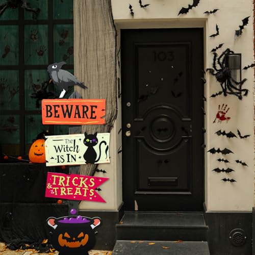 5 ft Halloween Witch's Brew Directional Sign Cardboard Standee - Spooky Party Decor