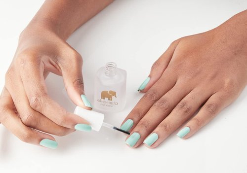 Ella+mila Fast Dry Top Coat - Quick Dry Nail Polish for High Shine & Long-Lasting Finish - Clear Layer