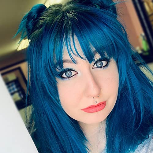Vegan Semi Permanent Hair Color - Voodoo Blue, Long-Lasting & Customizable Dye