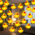 Yellow Rubber Duck String Lights - Battery Operated LED Decor, 1 Piece - Variation of Duck / Yellow / 1