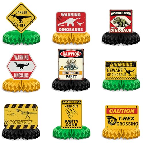 Dinosaur Party Decorations Honeycomb Centerpieces - Dinosaur Variation