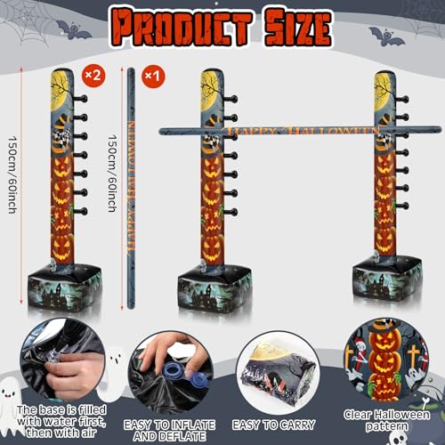 Halloween Inflatable Limbo Game for Adults - 59 Inch Party Activity