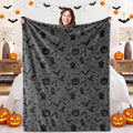 Halloween Blanket Witches Hat Design 40x60in Ultra Soft Fleece Throw