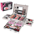 All-in-One Makeup Kit for Teens Silver 106 Pcs Professional Cosmetic Set