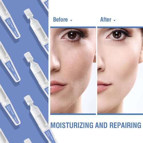Ectoin Hydrating Repair Facial Serum Ampoule - Deep Moisture & Anti-Aging with Hyaluronic Acid | 30 Single-Use Ampoules