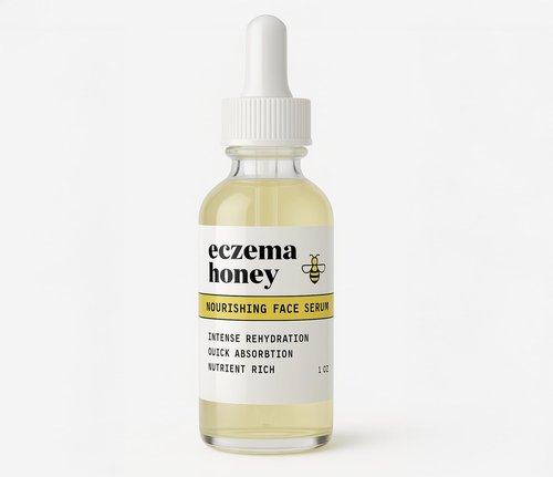 ECZEMA HONEY Nourishing Face Serum - Daily Hydrating Serum - Face Oil for Eczema, Dry & Sensitive Skin (1 Oz)