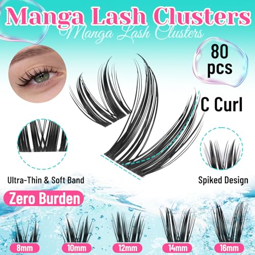 Eyelash Clusters Kit with Lash Glue - Bunny Lashes Ciel Variation