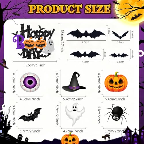 Halloween Birthday Party Decorations Set with Balloon Arch and Web - 149 pcs
