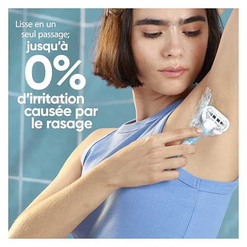 Gillette Venus Women's Original 3 Blade Razor Refills, 4 Count (Packaging May Vary)