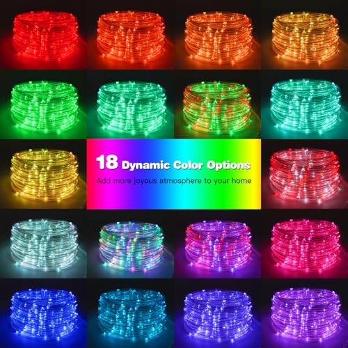 33FT 100 LED Solar String Lights with Remote - Waterproof Outdoor Rope Lights - Variation of THIS listing