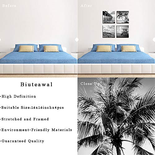 16x16 Inch Multi Panel Beach Wall Art Florida Seascape Lighthouse Set - Ready to Hang