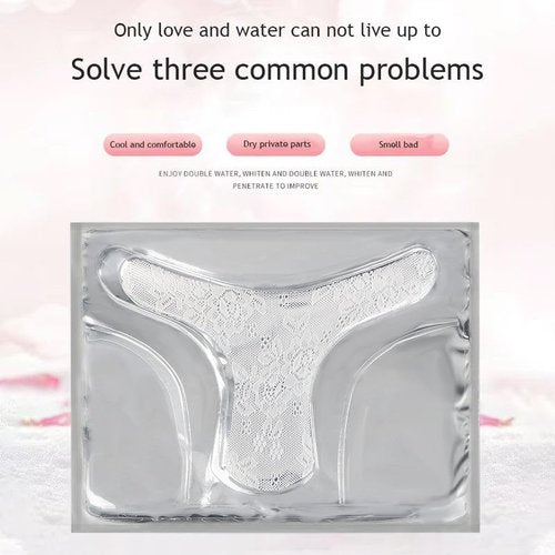 Laymoon 5-Pack T-Shaped Hydrogel Vajacial Mask – Hydrating Bikini Mask with Hyaluronic Acid & Aloe Vera | Soothing Care for Razor Bumps, Dark Spots & Ingrown Hairs | Post-Hair Removal Skincare