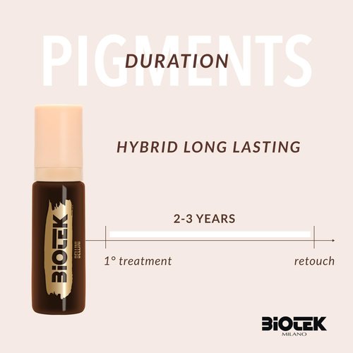 BIOTEK Brow Pigment Color for Long Lasting Makeup - Hybrid Long Lasting - Made in Italy (Bellini)
