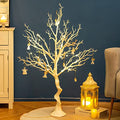 White Artificial Manzanita Tree 3.44ft Decorative Centerpiece for Weddings & Holidays - Variation: White / 3.44ft-1pc