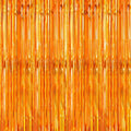 2 Pack Orange Foil Fringe Party Decorations - 3.3 x 8.2 FT Streamers