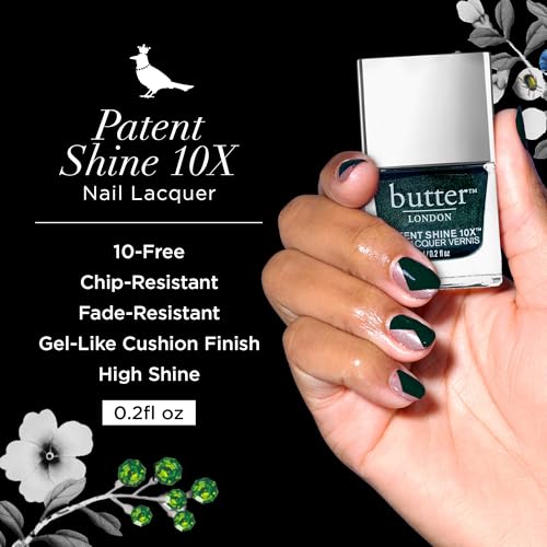 Gel-Like Finish Nail Polish - Royal Emerald - Chip-Resistant & Vegan