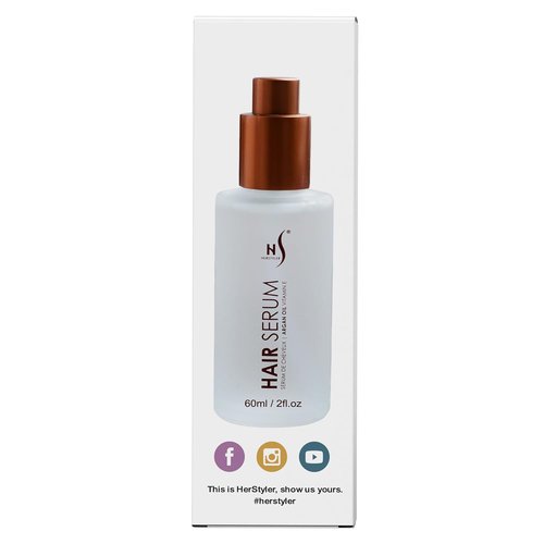 HerStyler Hair Repair Serum - Argan Oil for Frizzy, Damaged Hair - Enhances Shine & Smoothness - 2 Fl Oz